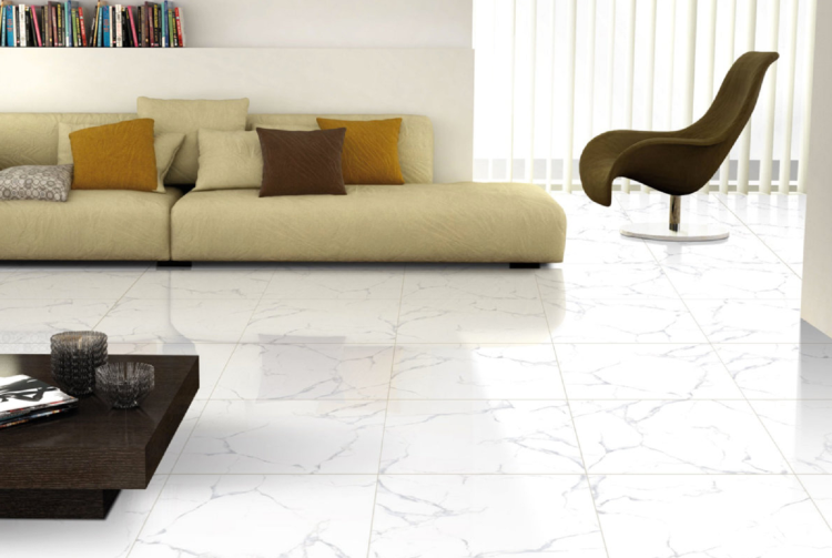 GRES MARBLE WHITE POLISHED 60x120 GAT I